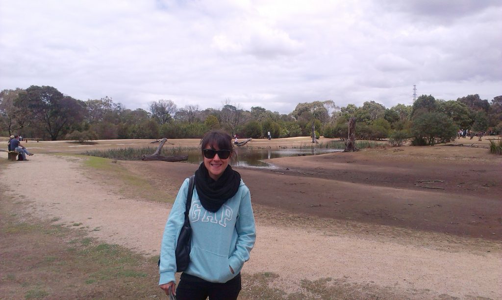 Kari en el parque