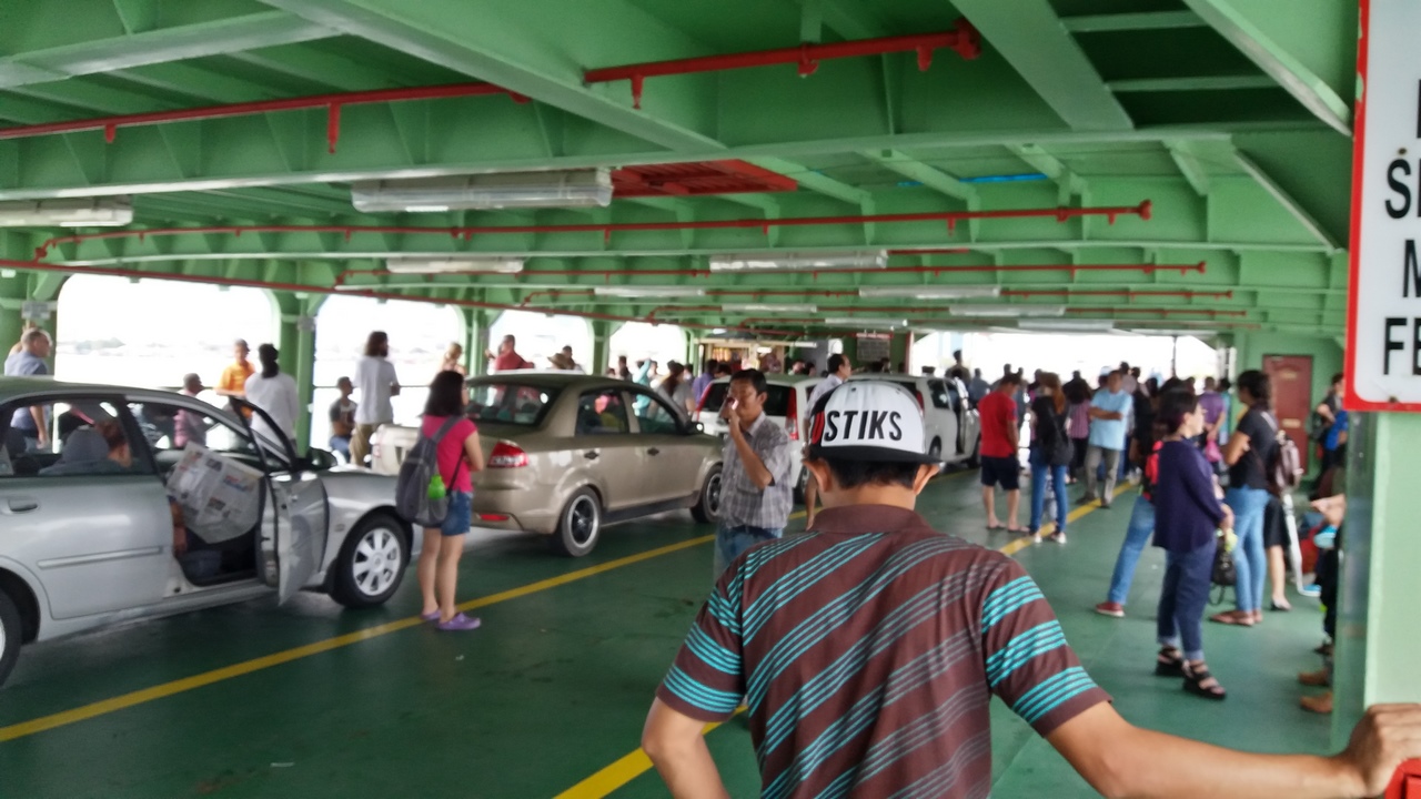 Ferry hacia George Town Penang